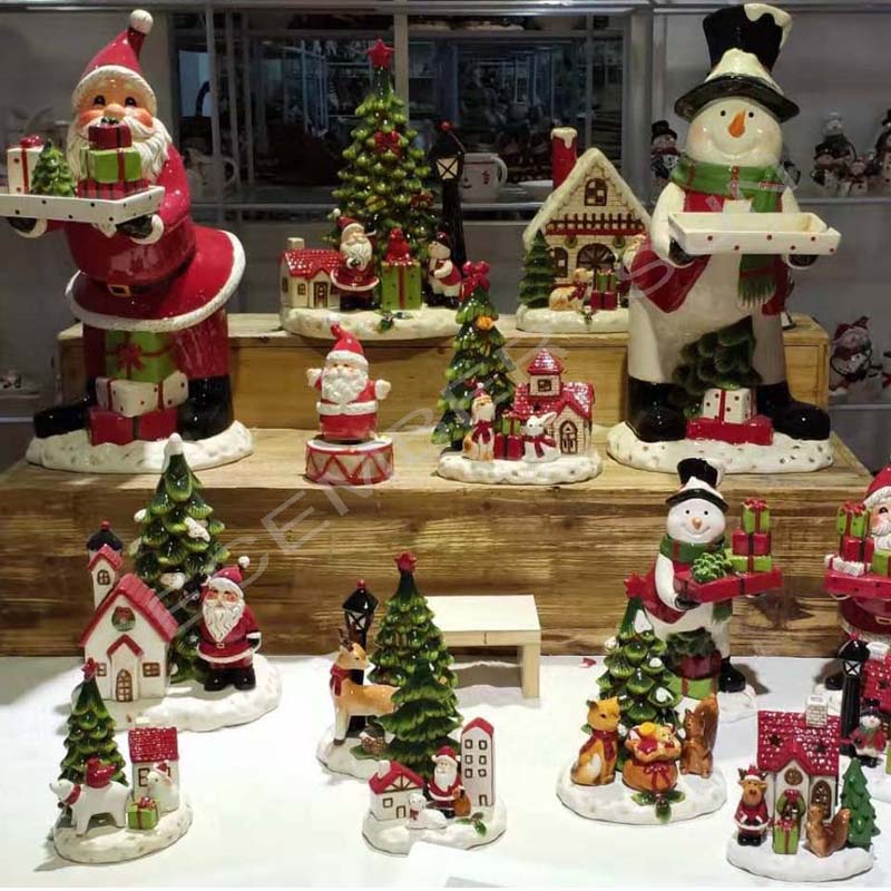 مجموعة واسعة من السيراميك ديكور المنزل عيد الميلاد قطعة ديكور